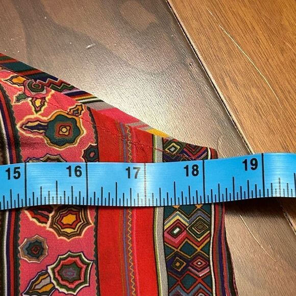 Tucker women’s camisole tank top spaghetti strap 100% silk multicolored size P S - Picture 8 of 9